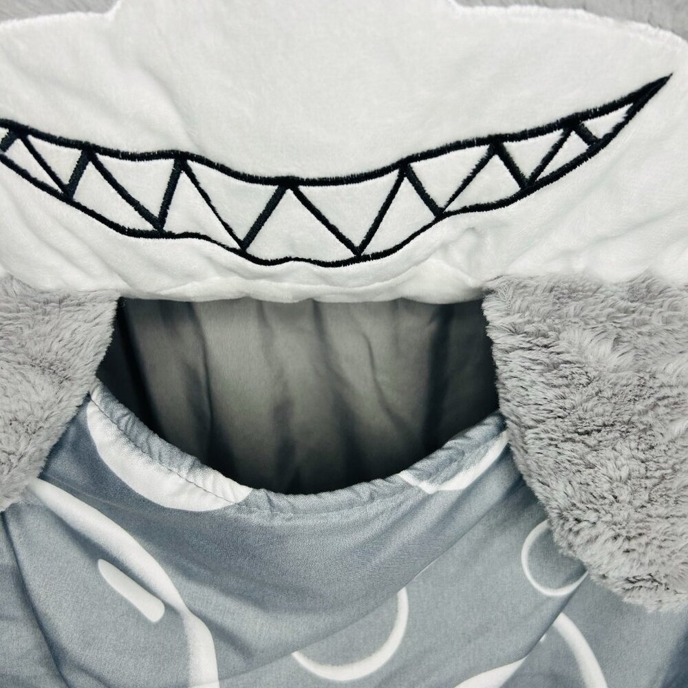 Happy Nappers Shak The Shark 54 x 20 Sleeping Bag & Plush Toy - Picture 5 of 11